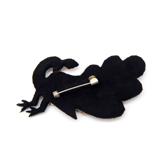 Peacock brooch