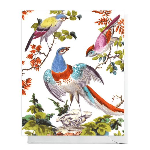 Chelsea birds greeting card