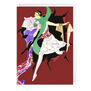 Shopping lady Christmas cards (pack of 8)