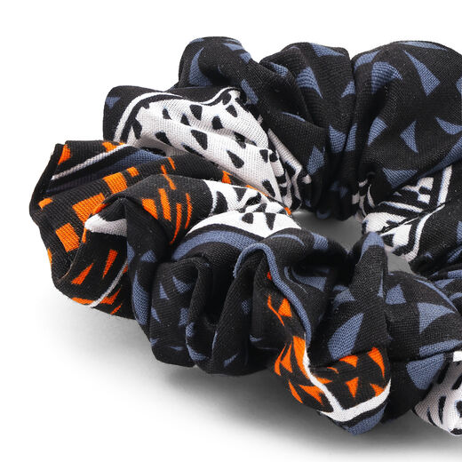 Deji wax print cotton scrunchie