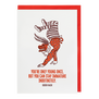 You're only young once greeting card
