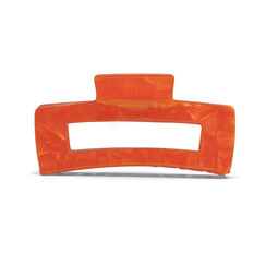 Bright orange hair claw
