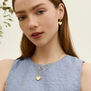 Heart gem pendant necklace by Ottoman Hands