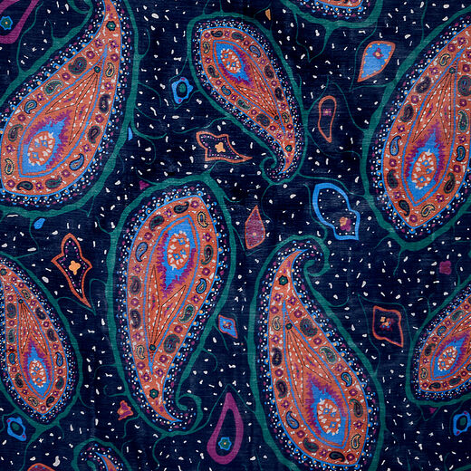 Exploded Paisley Print Scarf by Drake&rsquo;s
