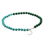 Turquoise-toned beaded necklace