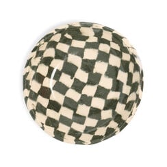 Black & white check dish