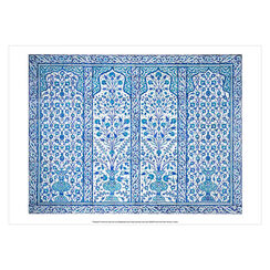 Iznik tile panel A3 print