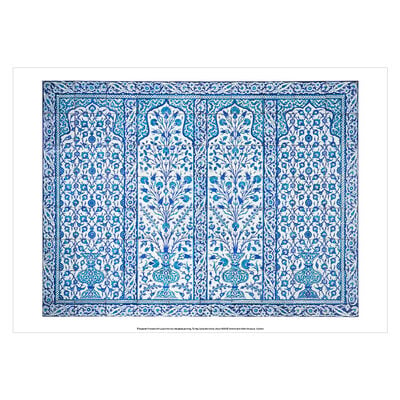 Iznik tile panel A3 print