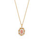 Porcelain cameo rose necklace by Vintouch