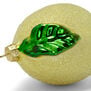 Glass lemon Christmas decoration