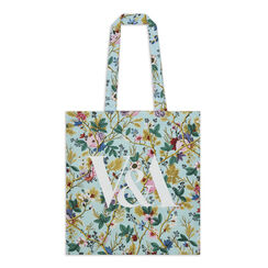 V&A Kilburn Turquoise Chintz tote bag