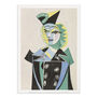 Bold and bright print of Portrait of Nusch &Eacute;luard by Pablo Picasso 