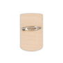 Hackney bin wooden pin badge
