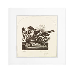 Bird by Paul Nash &ndash; 8 x 8&rdquo; mounted print