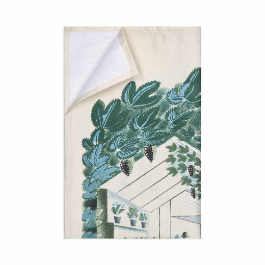 Ravilious 'Grape House' tea towel