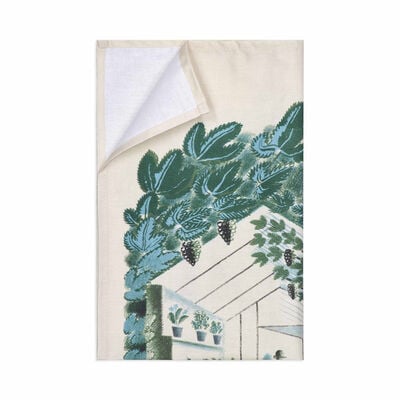 Ravilious 'Grape House' tea towel