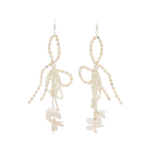 Crystal hydrangea drop earrings by Cherie Jewels