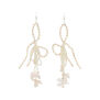 Crystal hydrangea drop earrings by Cherie Jewels