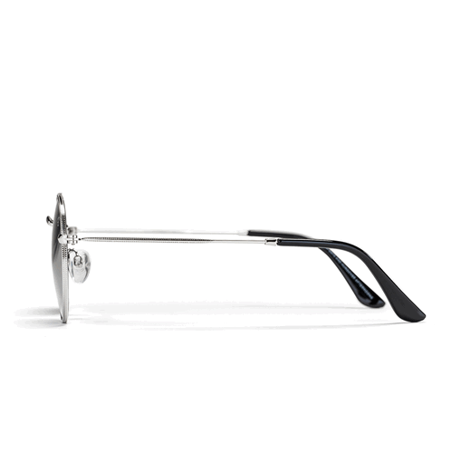 Black recycled steel sunglasses