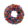 Sari offcut wreath