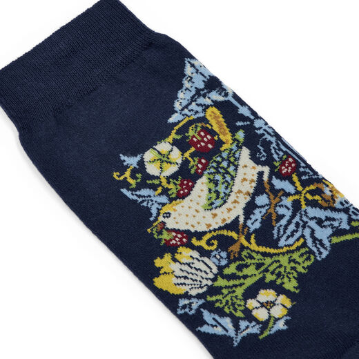 William Morris Strawberry Thief socks