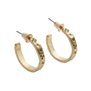 Clover hoop earrings by Fable England