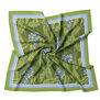 E. A. S&eacute;guy green wisteria neckerchief