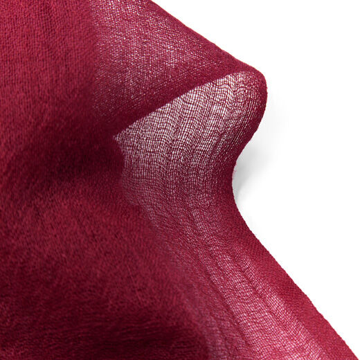 Bordeaux merino scarf by Kashmir Loom