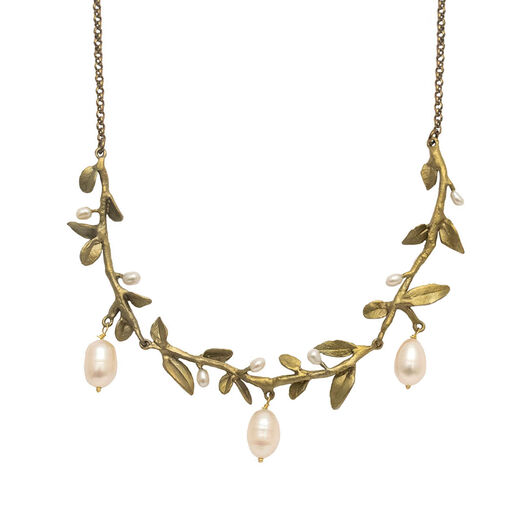 Victorian vine statement necklace by Michael Michaud