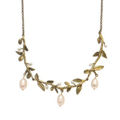 Victorian vine statement necklace by Michael Michaud