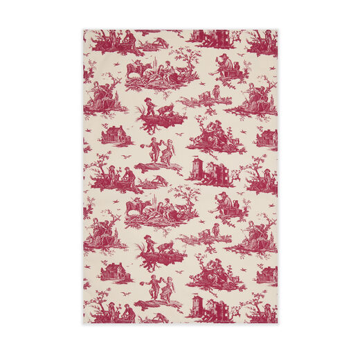 Marie Antoinette Style pink tea towel