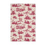 Marie Antoinette Style pink tea towel