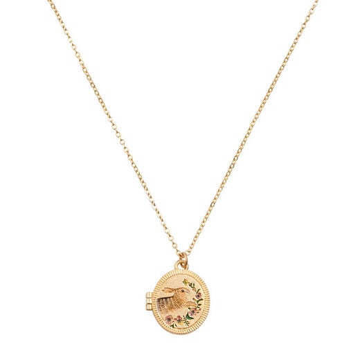 Bunny locket necklace by Fable England