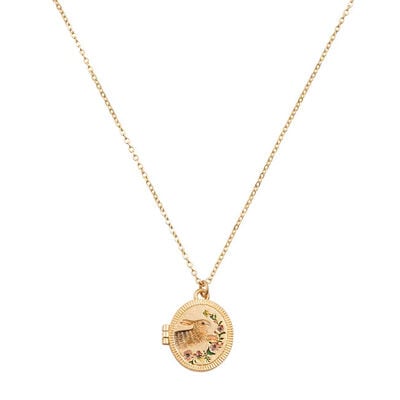 Bunny locket necklace by Fable England