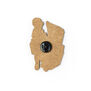 Beat Girl pin badge