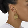 Large orb hook earrings by Milena Zu