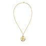 Art Deco floral window necklace by Joli