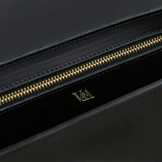 Art Deco leather cross-body bag