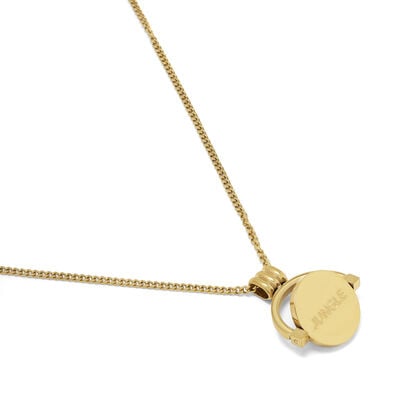 Jungle + Drum & Bass spinner necklace by Hoops & Chains