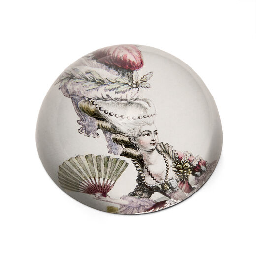 Marie Antoinette Style crystal paperweight