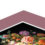 Micromosaic flower arrangement - 11 x 14" mounted print