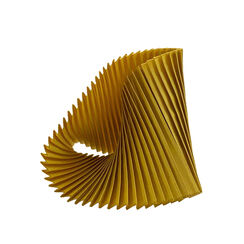 Gold pleat bracelet by Alexandra Tsoukala