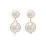 Cotton pearl drop earrings by Anq&nbsp;