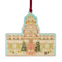 V&A South Kensington wooden Christmas decoration by Polly Fern