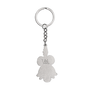 Blue bow keyring