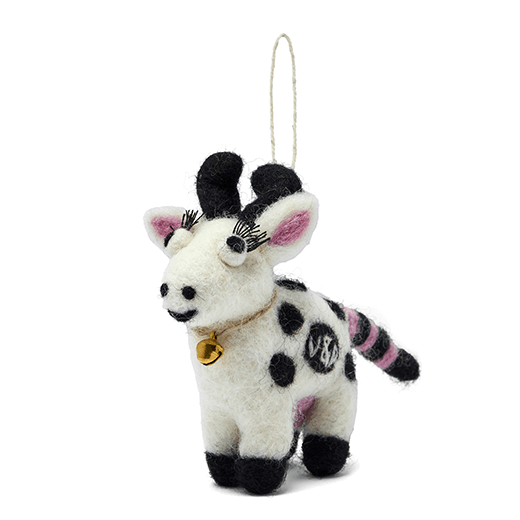 Mother Goose & Daisy the Cow felt decorations