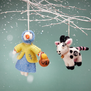 Mother Goose felt decoration