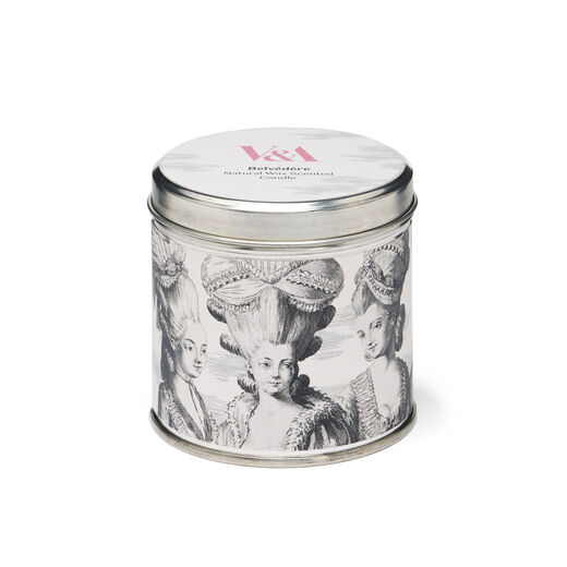 Belv&eacute;d&egrave;re natural tin candle
