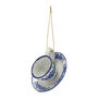 Porcelain teacup Christmas decoration