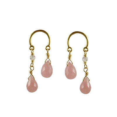 Double drop earrings by Mounir